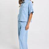 Dawn Denim Shirt - Medium Wash | Betty Basics