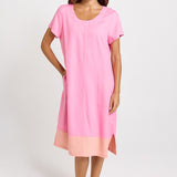 Bonnie Dress - Pink/Orange | Betty Basics