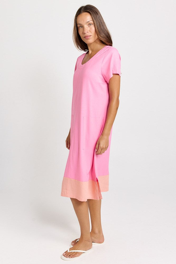 Bonnie Dress - Pink/Orange | Betty Basics