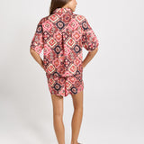 Sunset Short Sleeve Shirt - Coco Print