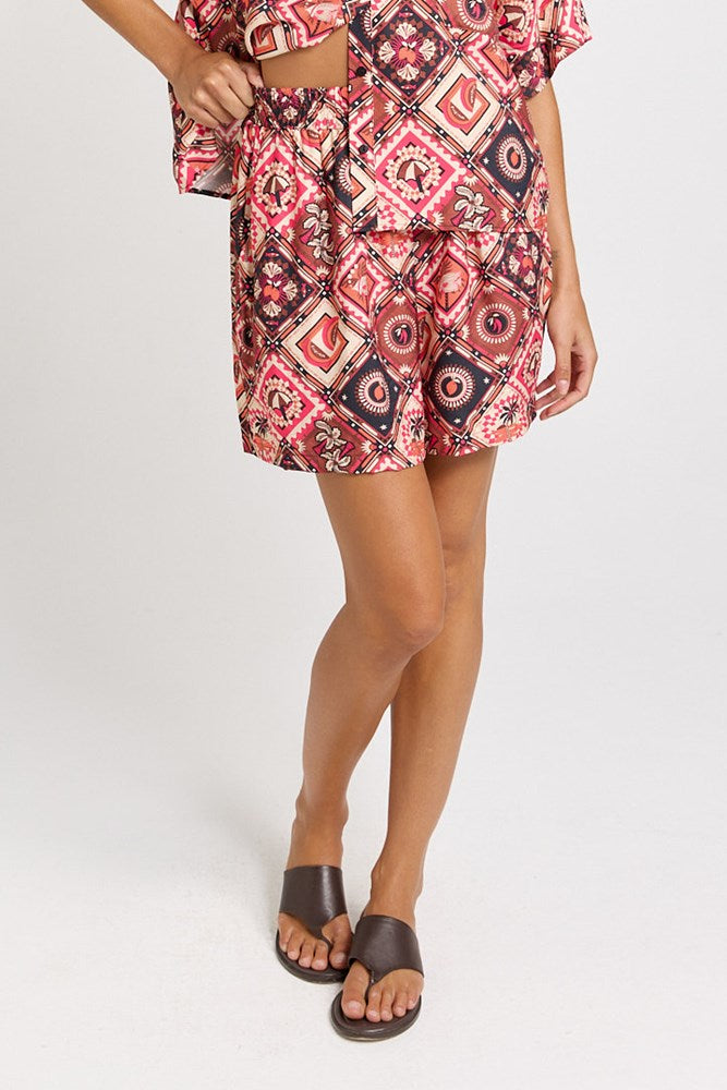 Solstice Short - Coco Print | Betty Basics