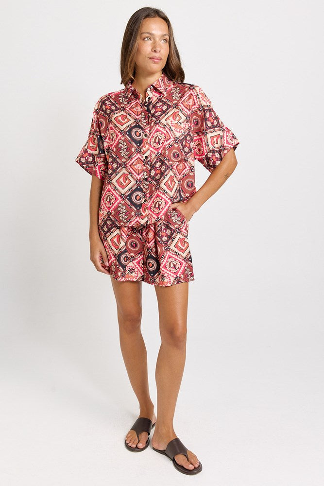 Solstice Short - Coco Print | Betty Basics