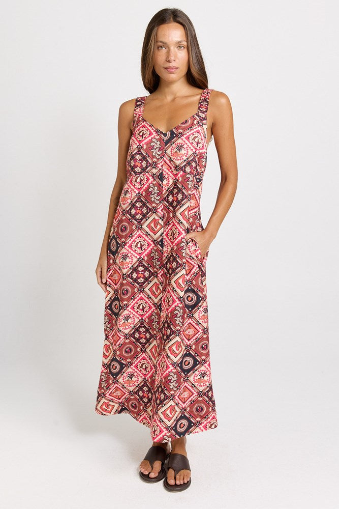 Sunset Dress - Coco Print | Betty Basics