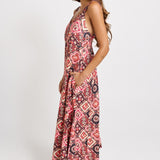 Sunset Dress - Coco Print | Betty Basics