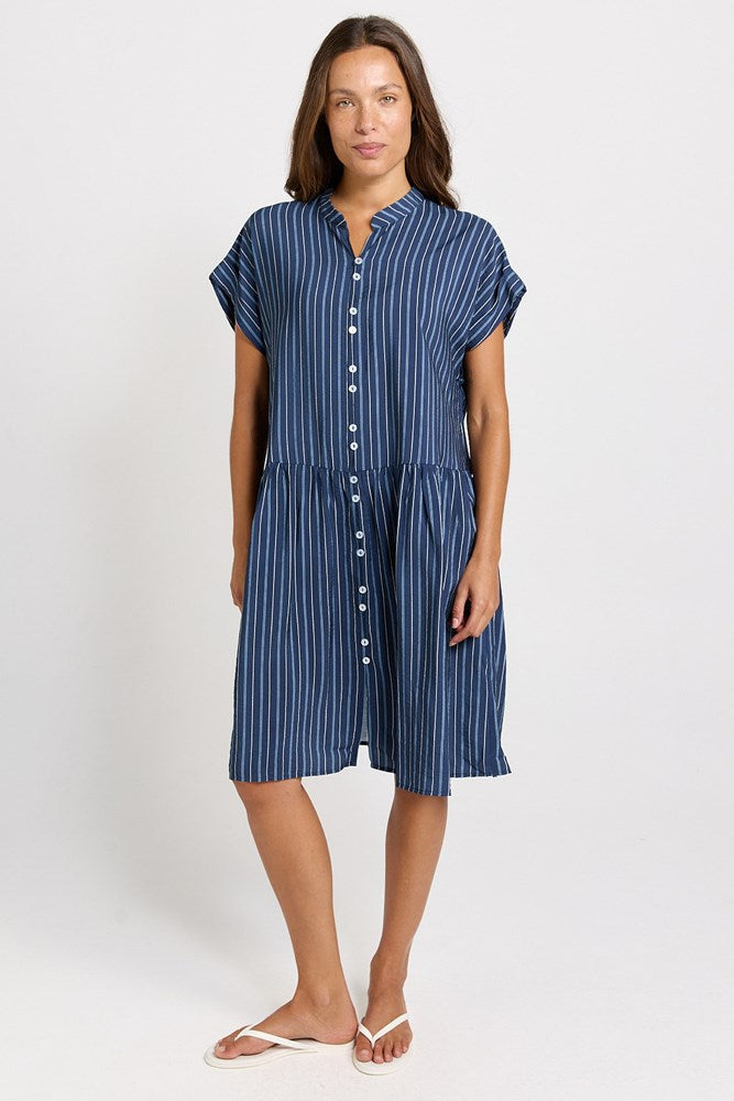 Sandy Dress - Blue Stripe | Betty Basics