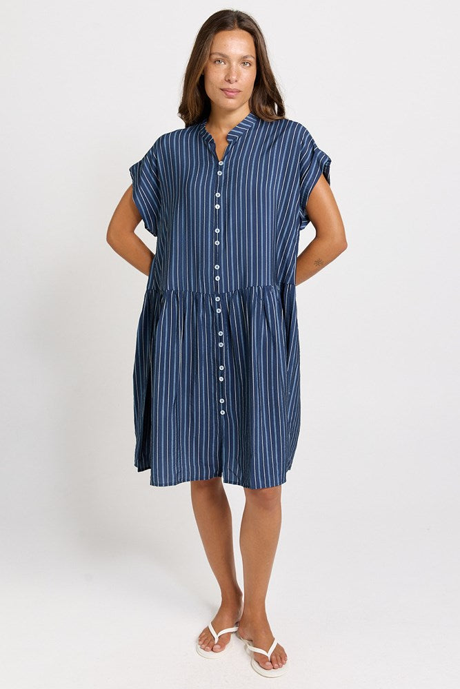 Sandy Dress - Blue Stripe | Betty Basics