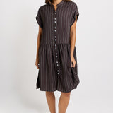 Sandy Dress - Brown Stripe | Betty Basics