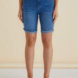 Bonnie Bermuda Denim - Indigo Blue Mix