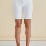 Bonnie Bermuda Denim - White