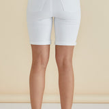 Bonnie Bermuda Denim - White