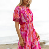 Emery Dress - Floral Abstract Print