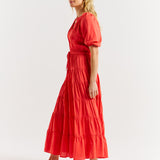 Aleja Dress - Fiesta Red