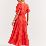 Aleja Dress - Fiesta Red