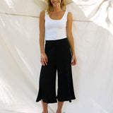 Crystal Crop Jogger - Black