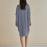 Maui T-Shirt Dress - Navy Blue/White Stripe