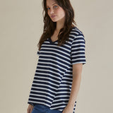 Luella Tee - Navy Stripe