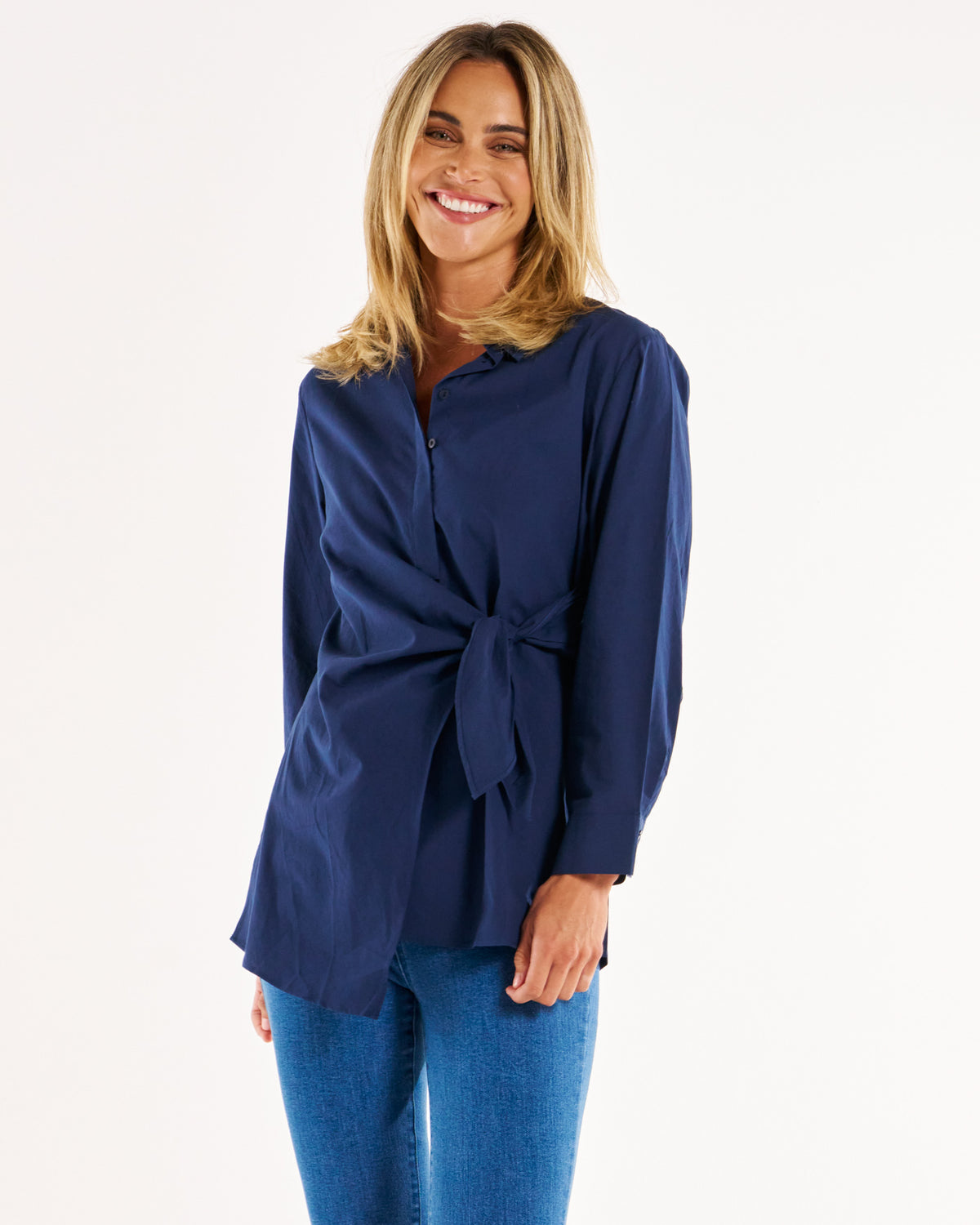 Betty Basics Romi Shirt (Beige Ric Rac)