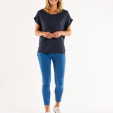 Fallon Bamboo Top - Petrol