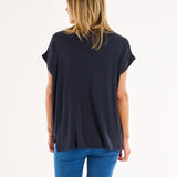 Fallon Bamboo Top - Petrol