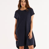 Maxine T-Shirt Dress - Coal