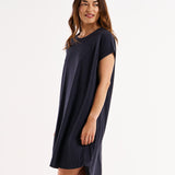 Maxine T-Shirt Dress - Coal