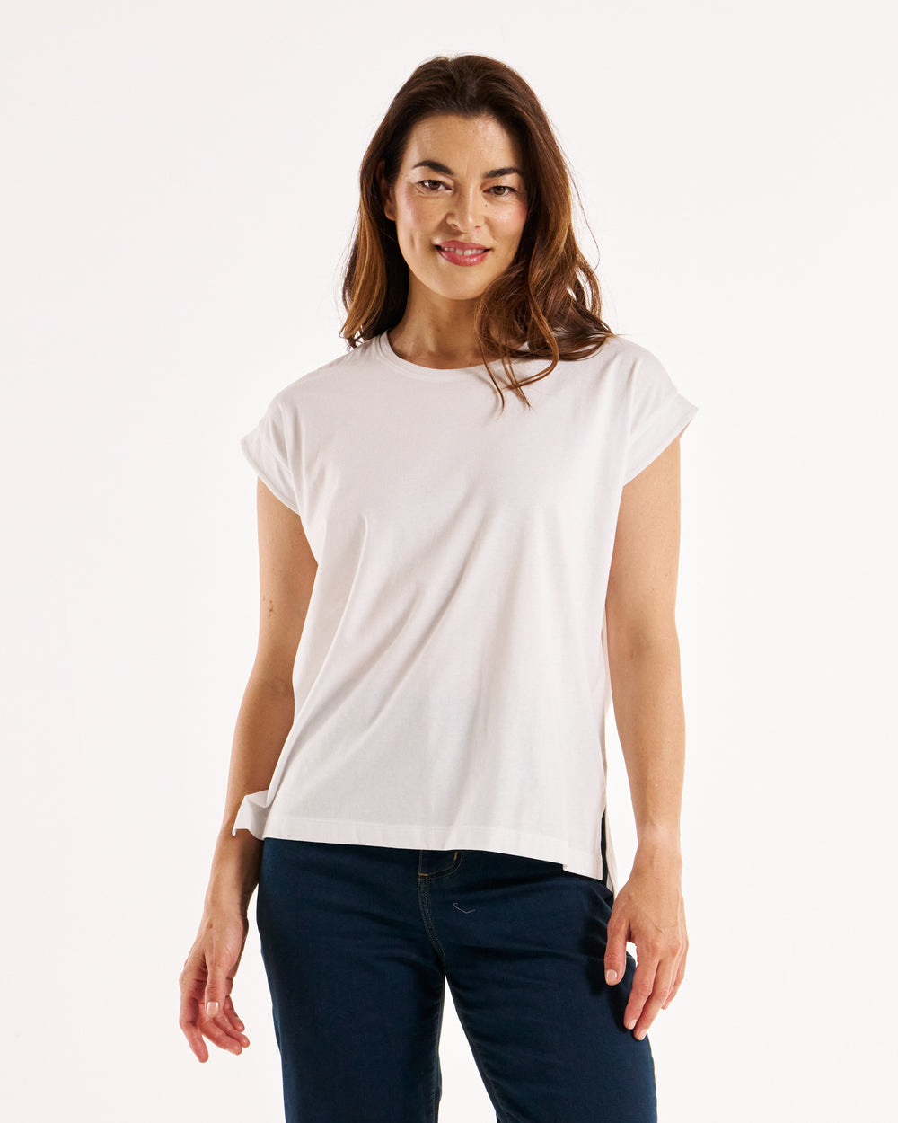 Betty Basics Maxine T-Shirt Dress (Coal) main image 1