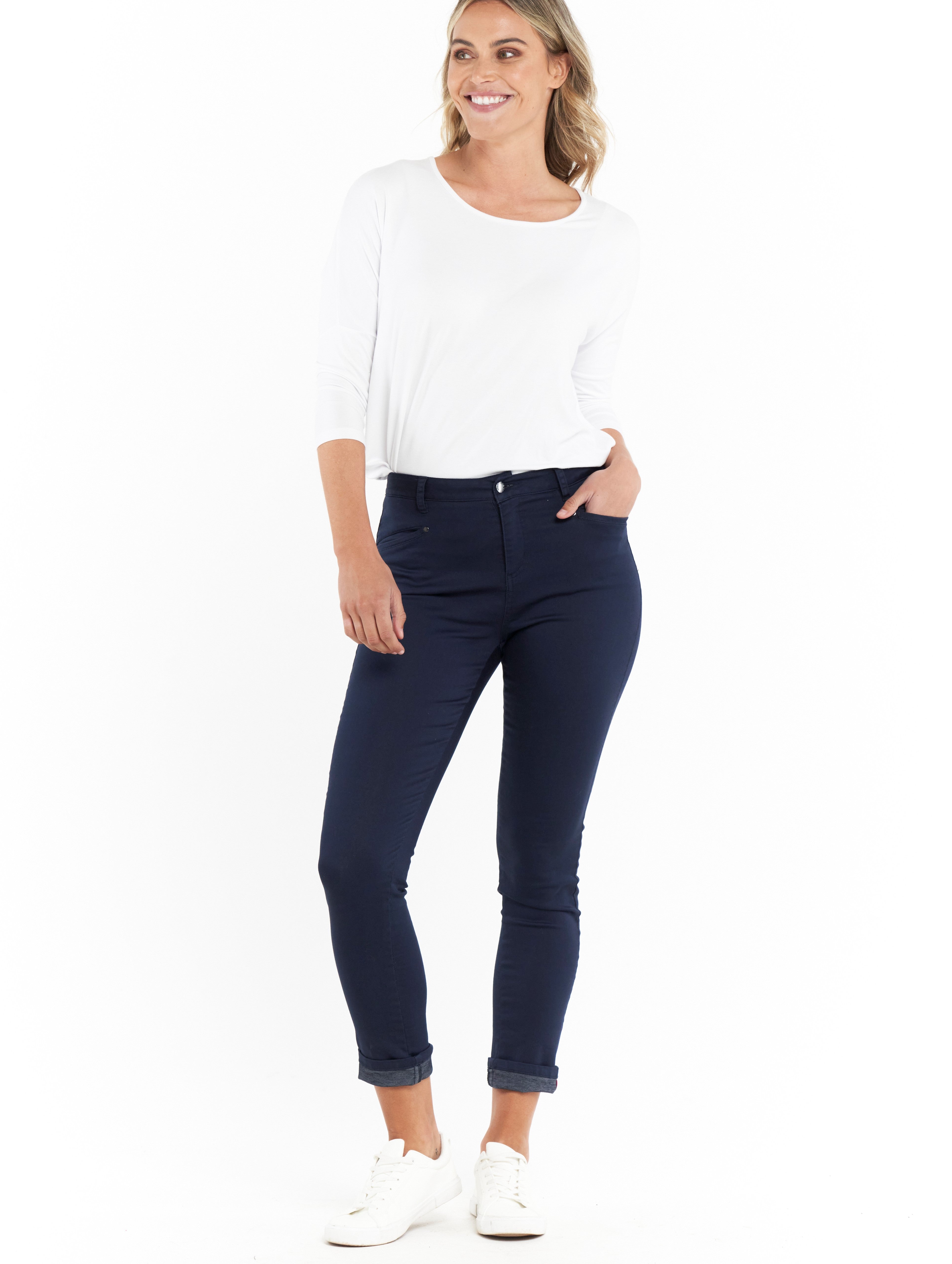Audrey Chino Navy