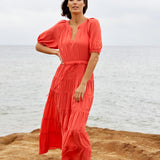 Aleja Dress - Fiesta Red
