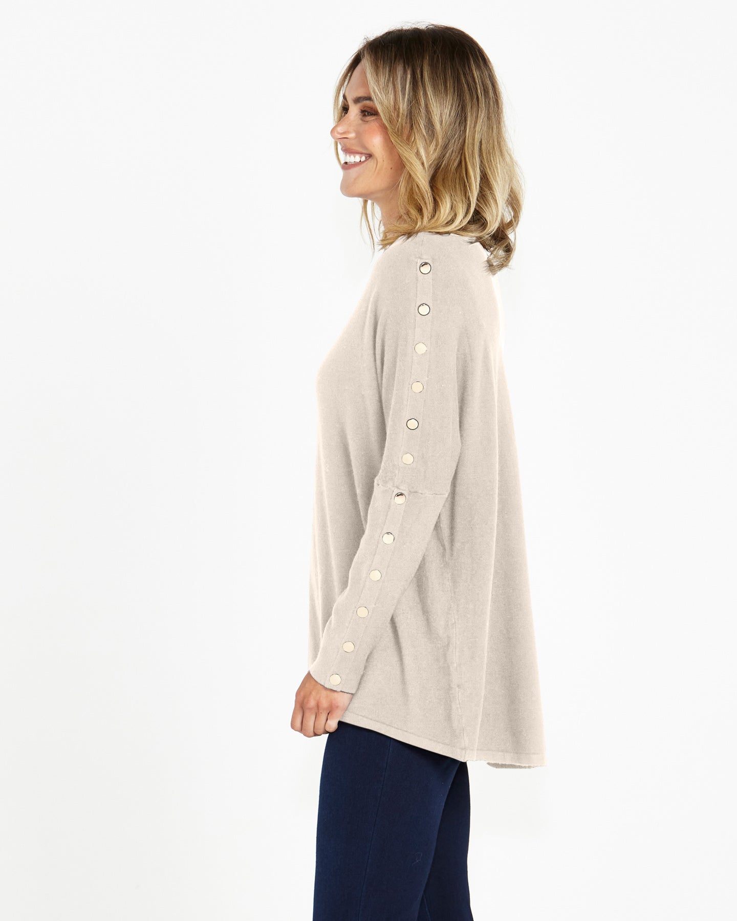 Bronte Knit Top - Wheat