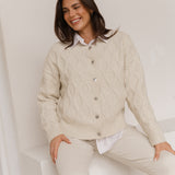 Celene Knit Cardigan - Cream