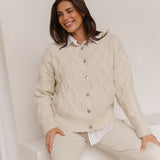 Celene Knit Cardigan - Cream