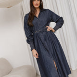 Denmark Denim Dress - Dark Ink