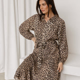 Lisa Leopard Shirt Dress - Leopard Print