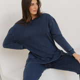 Easy Crew Sweat - Indigo Wash
