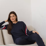 Karina Knit Sweater - Navy
