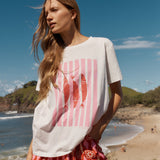 Ellia Crew Tee - Sardinia Print