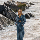 Hayman Pant - Navy/White Stripe