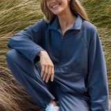 Milla Travel Jacket - Steel Blue