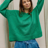 Selene Star Sweater - Green