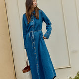 Nico Denim Dress - Mid Blue