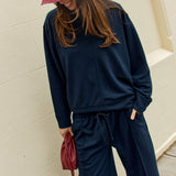 Elona Top - Navy