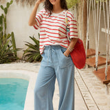 Saffra Relax Leg Jean - Medium Wash