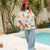 Weekend Cotton Tee - Harvest Print