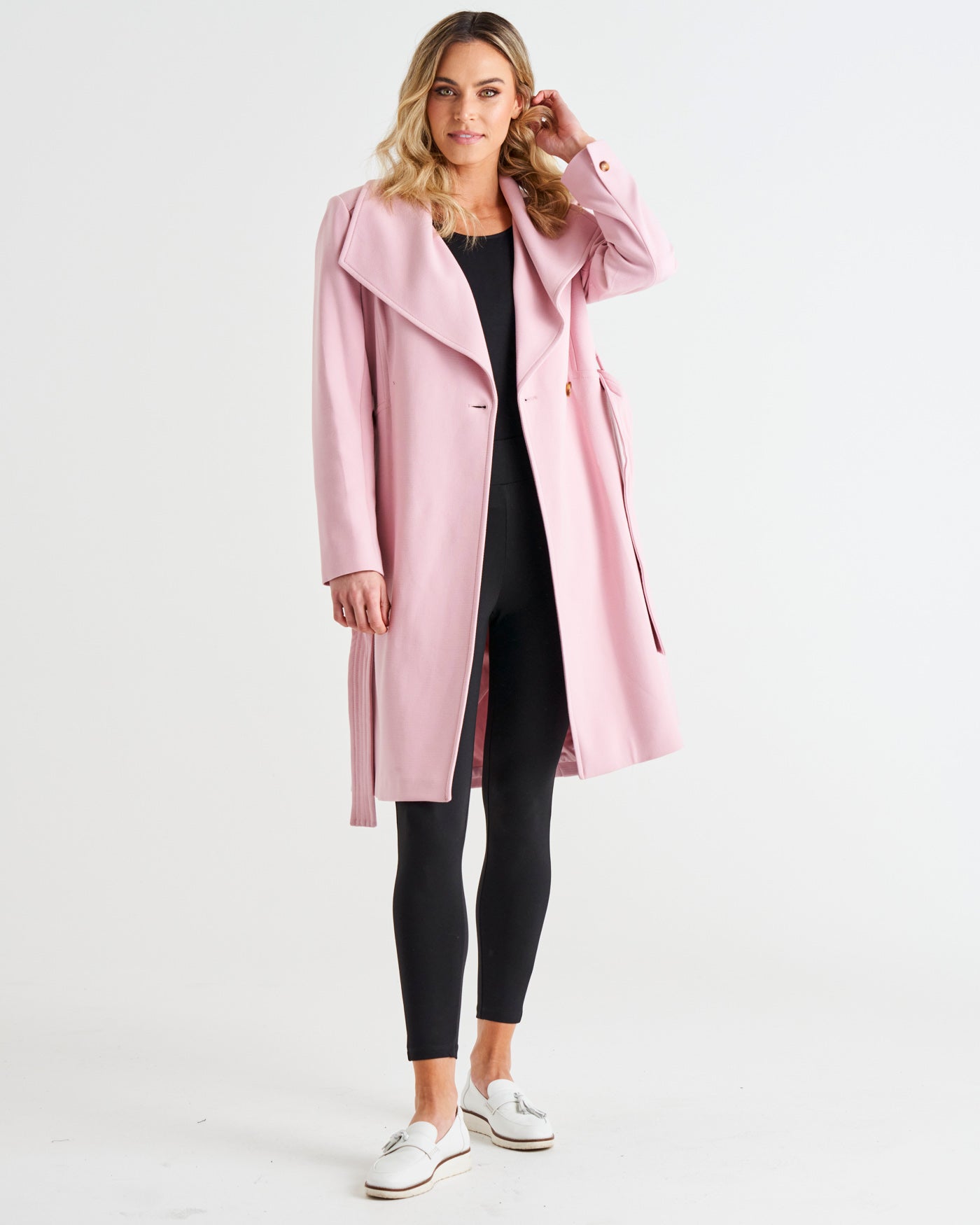 POODLE LL MIDI COAT BD1921-3A-29 ピンク