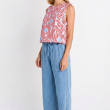 Amalfi Tank - Amalfi Print