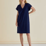 Zena T-Shirt Dress - Blue Ash