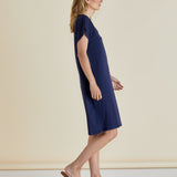 Zena T-Shirt Dress - Blue Ash