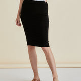 Alicia Midi Skirt - Black
