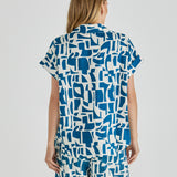 Flores Blouse - Geo Print