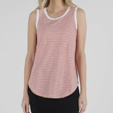 Keira Tank - Tangello Stripe